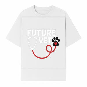 Future Vet Neon Sign - Stethoscope & Paw Heart Design - Perfect Gift for Aspiring Veterinarians - Pet Lovers Home Decor - T-shirt 1758347429925.jpg