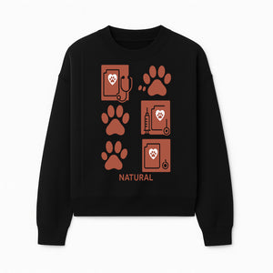 Pet Care Rubber Stamp Set - Paw Print & Vet Icons - Perfect for Dog Lover Crafts and Scrapbooking Projects - Natural Design - Sweatshirt 1758347430042.jpg