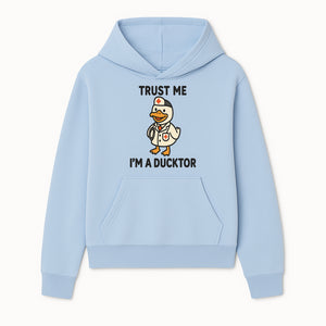 Trust Me, I'm a Ducktor Funny Medical Duck T-Shirt - Cute Nurse Gift for Doctor, Healthcare Worker, or Animal Lover - Hoodie 1758347430309.jpg