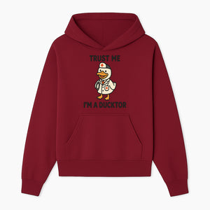 Trust Me, I'm a Ducktor Funny Medical Duck T-Shirt - Cute Nurse Gift for Doctor, Healthcare Worker, or Animal Lover - Hoodie 1758347430595.jpg