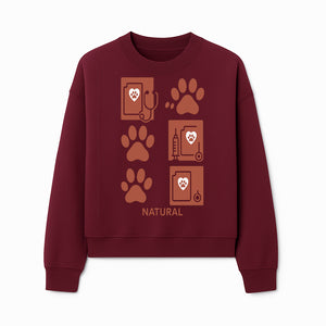 Pet Care Rubber Stamp Set - Paw Print & Vet Icons - Perfect for Dog Lover Crafts and Scrapbooking Projects - Natural Design - Sweatshirt 1758347430894.jpg