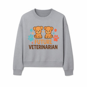 Cute Future Veterinarian Puppy T-shirt, Kids Animal Lover Gift, Dog Theme Graphic Tee, Pet Care Enthusiast Apparel - Sweatshirt 1758347431004.jpg
