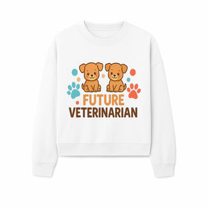 Cute Future Veterinarian Puppy T-shirt, Kids Animal Lover Gift, Dog Theme Graphic Tee, Pet Care Enthusiast Apparel - Sweatshirt 1758347431145.jpg
