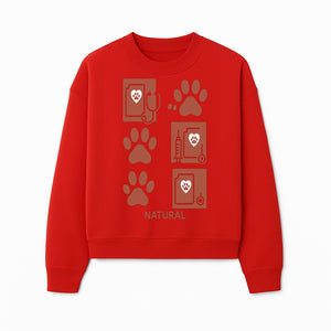 Pet Care Rubber Stamp Set - Paw Print & Vet Icons - Perfect for Dog Lover Crafts and Scrapbooking Projects - Natural Design - Sweatshirt 1758347431178.jpg