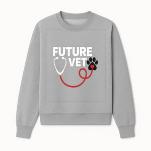 Future Vet Neon Sign - Stethoscope & Paw Heart Design - Perfect Gift for Aspiring Veterinarians - Pet Lovers Home Decor - Sweatshirt 1758347431305.jpg