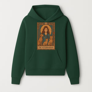 Veterinarian Art Print | Inspirational Animal Care Illustration | Pet Lover Wall Art | Veterinary Nurse Decor | Dog Cat Artwork - Hoodie 1758347431458.jpg