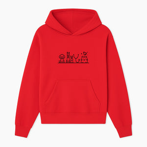 Cute Animal Clinic Logo with Dog, Cat, Rabbit, Stethoscope - Pet Care Illustration for Veterinarians and Animal Lovers - Hoodie 1758347431492.jpg