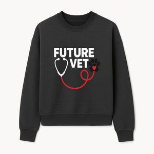 Future Vet Neon Sign - Stethoscope & Paw Heart Design - Perfect Gift for Aspiring Veterinarians - Pet Lovers Home Decor - Sweatshirt 1758347431564.jpg