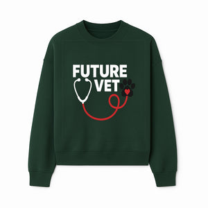 Future Vet Neon Sign - Stethoscope & Paw Heart Design - Perfect Gift for Aspiring Veterinarians - Pet Lovers Home Decor - Sweatshirt 1758347431700.jpg