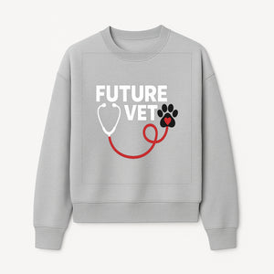 Future Vet Neon Sign - Stethoscope & Paw Heart Design - Perfect Gift for Aspiring Veterinarians - Pet Lovers Home Decor - Sweatshirt 1758347431856.jpg