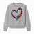 Rainbow Heart Floral Design Wall Art Print - Colorful Flower Heart Illustration for Home Decor, Gift, or Art Collection - Sweatshirt 1758347431935.jpg