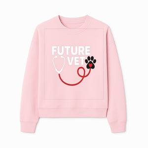 Future Vet Neon Sign - Stethoscope & Paw Heart Design - Perfect Gift for Aspiring Veterinarians - Pet Lovers Home Decor - Sweatshirt 1758347432096.jpg