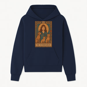 Veterinarian Art Print | Inspirational Animal Care Illustration | Pet Lover Wall Art | Veterinary Nurse Decor | Dog Cat Artwork - Hoodie 1758347432236.jpg