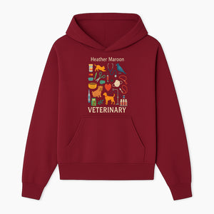 Veterinary Themed Art Print with Pets, Medical Tools, and Colors - Ideal for Animal Lovers and Veterinary Professionals - Hoodie 1758347432266.jpg