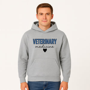 Veterinary Medicine Heart Graphic T-Shirt | Pet Lover Gift | Animal Care Tee for Veterinarians & Animal Enthusiasts - Hoodie 1758347432444.jpg