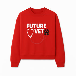 Future Vet Neon Sign - Stethoscope & Paw Heart Design - Perfect Gift for Aspiring Veterinarians - Pet Lovers Home Decor - Sweatshirt 1758347432500.jpg