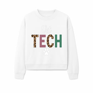 Vet Tech Neon Sign with Leopard Print Letters, Veterinary Decor, Animal Clinic Wall Art, Modern Pet Care Decoration - Sweatshirt 1758347432507.jpg
