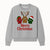 Merry Christmas Pet Paw Print Design with Santa Hats and Holiday Lights - Festive Animal Lover Holiday Decor - Sweatshirt 1758347432513.jpg