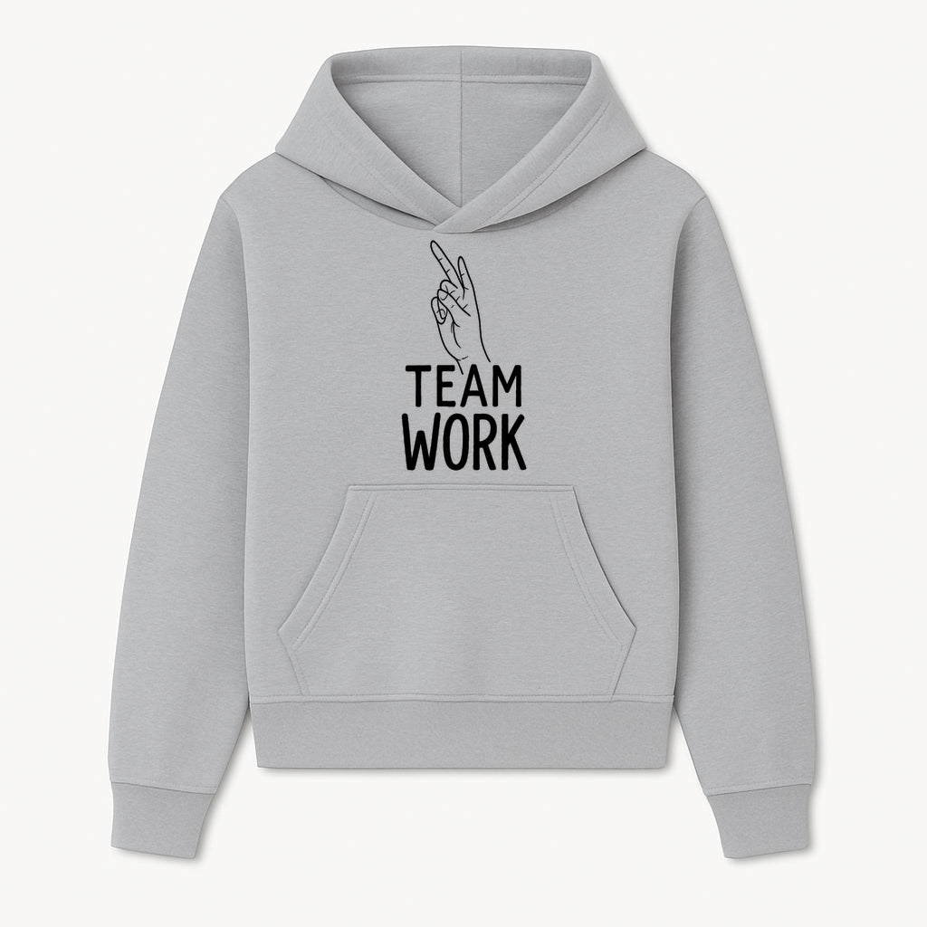 Teamwork Hand Gesture Wall Art | Motivational Decor for Offices & Workspaces | Inspirational Quote Print - Hoodie 1758347432570.jpg