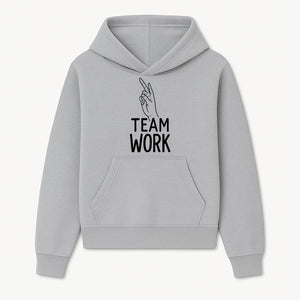 Teamwork Hand Gesture Wall Art | Motivational Decor for Offices & Workspaces | Inspirational Quote Print - Hoodie 1758347432570.jpg