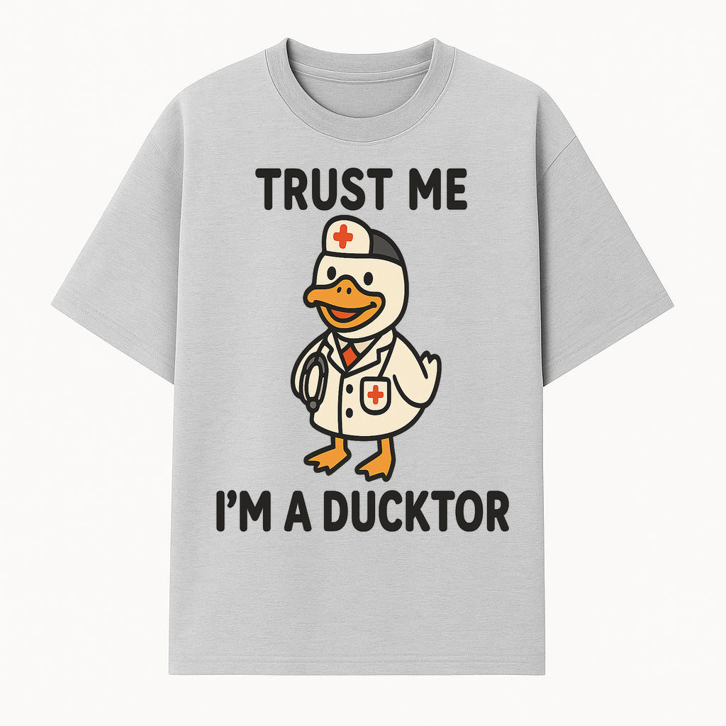 Trust Me, I'm a Ducktor Funny Medical Duck T-Shirt - Cute Nurse Gift for Doctor, Healthcare Worker, or Animal Lover - T-shirt 1758347432623.jpg