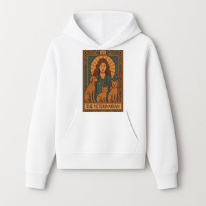 Veterinarian Art Print | Inspirational Animal Care Illustration | Pet Lover Wall Art | Veterinary Nurse Decor | Dog Cat Artwork - Hoodie 1758347432660.jpg