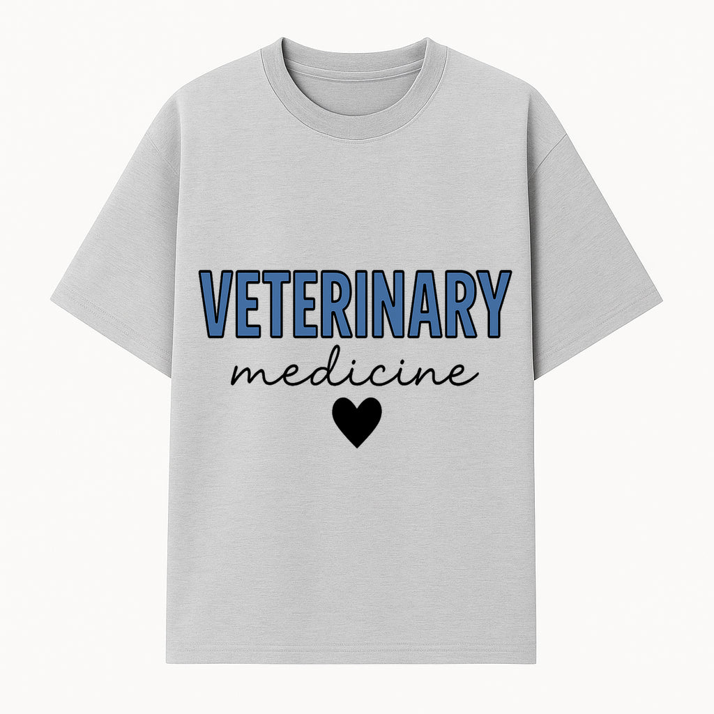 Veterinary Medicine Heart Graphic T-Shirt | Pet Lover Gift | Animal Care Tee for Veterinarians & Animal Enthusiasts - T-shirt 1758347432718.jpg