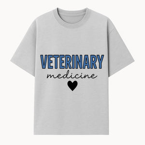 Veterinary Medicine Heart Graphic T-Shirt | Pet Lover Gift | Animal Care Tee for Veterinarians & Animal Enthusiasts - T-shirt 1758347432718.jpg