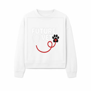 Future Vet Neon Sign - Stethoscope & Paw Heart Design - Perfect Gift for Aspiring Veterinarians - Pet Lovers Home Decor - Sweatshirt 1758347432802.jpg