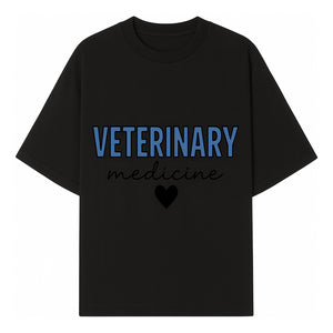 Veterinary Medicine Heart Graphic T-Shirt | Pet Lover Gift | Animal Care Tee for Veterinarians & Animal Enthusiasts - T-shirt 1758347432842.jpg
