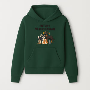Future Veterinarian Cartoon Design with Cute Pets Dog, Cat, Bird, and More Ideal for Kids and Animal Lovers' Apparel - Hoodie 1758347432859.jpg