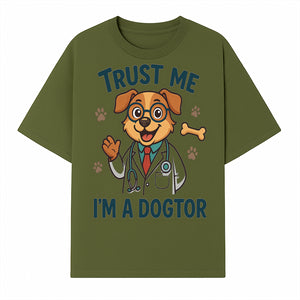 Trust Me, I'm a Dogtor - Cute Dog Doctor Design for Pet Lovers, Veterinarian Gifts, Funny Animal Apparel and Accessories - T-shirt 1758347433142.jpg
