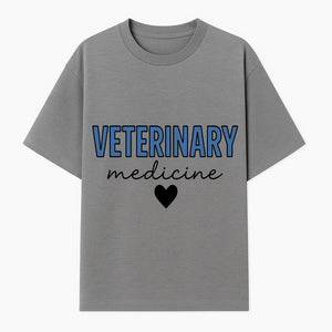 Veterinary Medicine Heart Graphic T-Shirt | Pet Lover Gift | Animal Care Tee for Veterinarians & Animal Enthusiasts - T-shirt 1758347433210.jpg