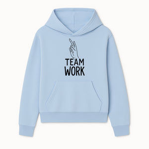 Teamwork Hand Gesture Wall Art | Motivational Decor for Offices & Workspaces | Inspirational Quote Print - Hoodie 1758347433275.jpg