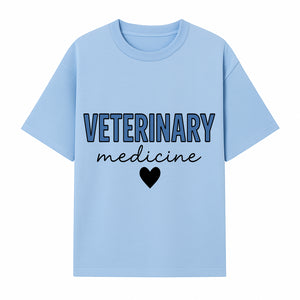 Veterinary Medicine Heart Graphic T-Shirt | Pet Lover Gift | Animal Care Tee for Veterinarians & Animal Enthusiasts - T-shirt 1758347433330.jpg