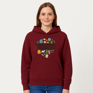 Registered Veterinary Technician Art Print - Pet Care, Animal Health, Veterinary Tools, Cute Dog & Cat Theme Decor - Hoodie 1758347433378.jpg