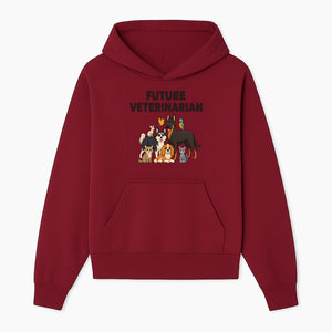 Future Veterinarian Cartoon Design with Cute Pets Dog, Cat, Bird, and More Ideal for Kids and Animal Lovers' Apparel - Hoodie 1758347433417.jpg