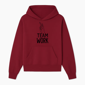 Teamwork Hand Gesture Wall Art | Motivational Decor for Offices & Workspaces | Inspirational Quote Print - Hoodie 1758347433550.jpg