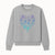 Heart-Shaped Paw Print Wall Art - Cute Pet Lover Decor for Dog and Cat Owners - Pastel Animal Design - Sweatshirt 1758347433793.jpg