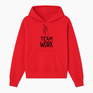 Teamwork Hand Gesture Wall Art | Motivational Decor for Offices & Workspaces | Inspirational Quote Print - Hoodie 1758347433816.jpg