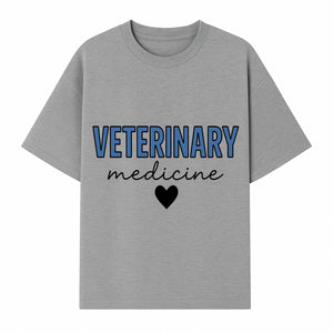 Veterinary Medicine Heart Graphic T-Shirt | Pet Lover Gift | Animal Care Tee for Veterinarians & Animal Enthusiasts - T-shirt 1758347433924.jpg