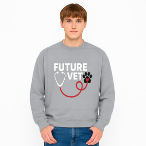 Future Vet Neon Sign - Stethoscope & Paw Heart Design - Perfect Gift for Aspiring Veterinarians - Pet Lovers Home Decor - Sweatshirt 1758347433935.jpg