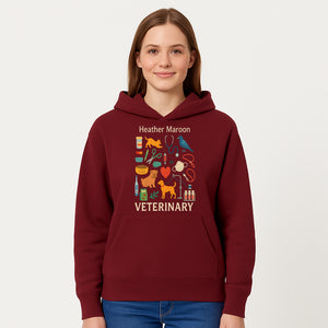 Veterinary Themed Art Print with Pets, Medical Tools, and Colors - Ideal for Animal Lovers and Veterinary Professionals - Hoodie 1758347434049.jpg