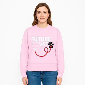 Future Vet Neon Sign - Stethoscope & Paw Heart Design - Perfect Gift for Aspiring Veterinarians - Pet Lovers Home Decor - Sweatshirt 1758347434061.jpg