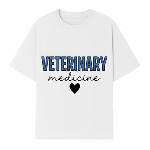 Veterinary Medicine Heart Graphic T-Shirt | Pet Lover Gift | Animal Care Tee for Veterinarians & Animal Enthusiasts - T-shirt 1758347434069.jpg