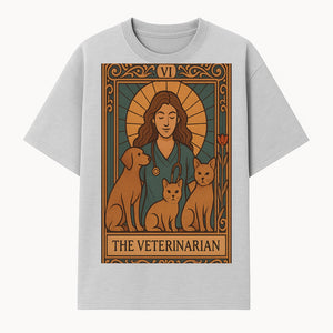 Veterinarian Art Print | Inspirational Animal Care Illustration | Pet Lover Wall Art | Veterinary Nurse Decor | Dog Cat Artwork - T-shirt 1758347434086.jpg