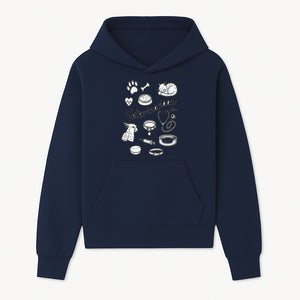 Veterinarian-Themed Wall Art with Pets, Medical Tools, and Paw Print Illustrations for Animal Lovers and Vet Offices - Hoodie 1758347434128.jpg