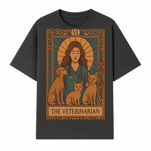 Veterinarian Art Print | Inspirational Animal Care Illustration | Pet Lover Wall Art | Veterinary Nurse Decor | Dog Cat Artwork - T-shirt 1758347434347.jpg