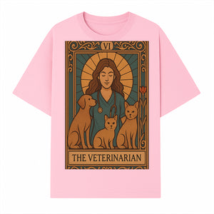 Veterinarian Art Print | Inspirational Animal Care Illustration | Pet Lover Wall Art | Veterinary Nurse Decor | Dog Cat Artwork - T-shirt 1758347434854.jpg