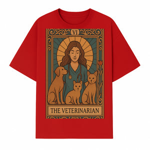 Veterinarian Art Print | Inspirational Animal Care Illustration | Pet Lover Wall Art | Veterinary Nurse Decor | Dog Cat Artwork - T-shirt 1758347435307.jpg